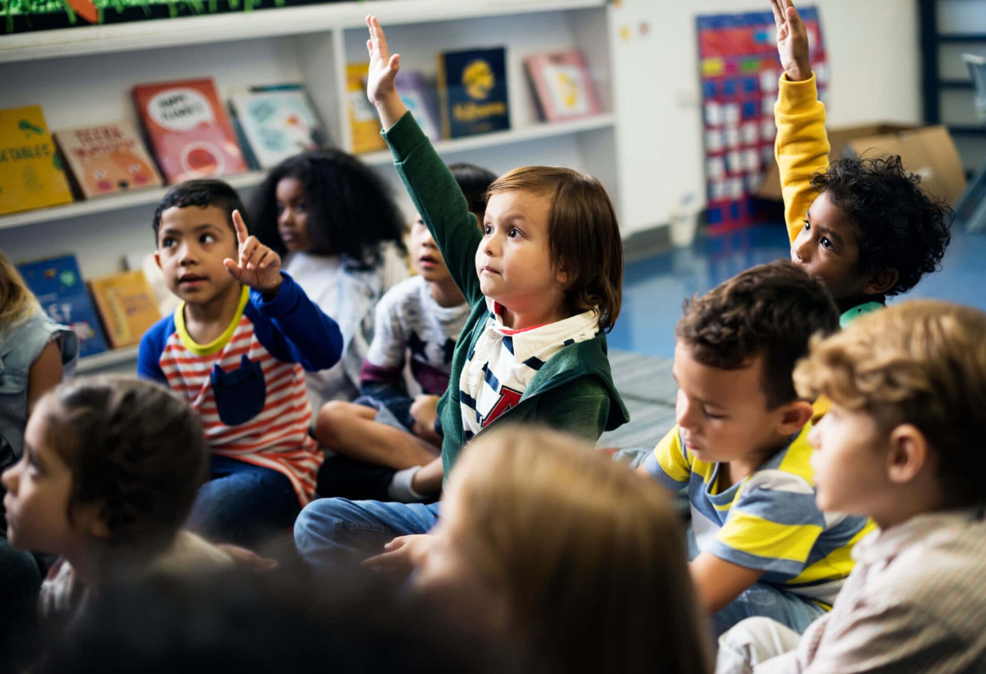 Children learning together at Little People’s Landing